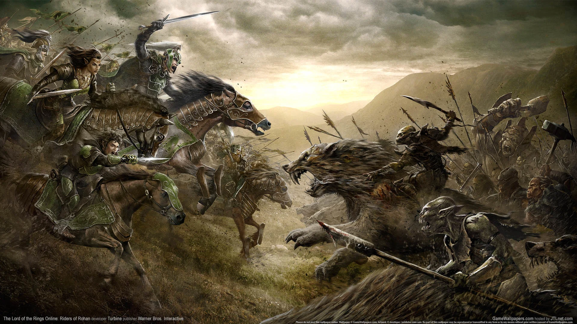 The Lord of the Rings Online: Riders of Rohan wallpaper 01 1920×1080