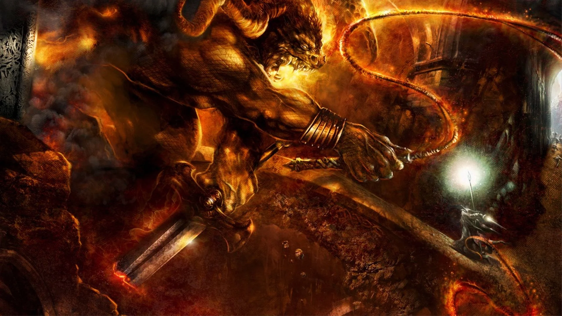 Gandalf Wallpaper Balrog, Gandalf, The, Lord, Of, The, Rings