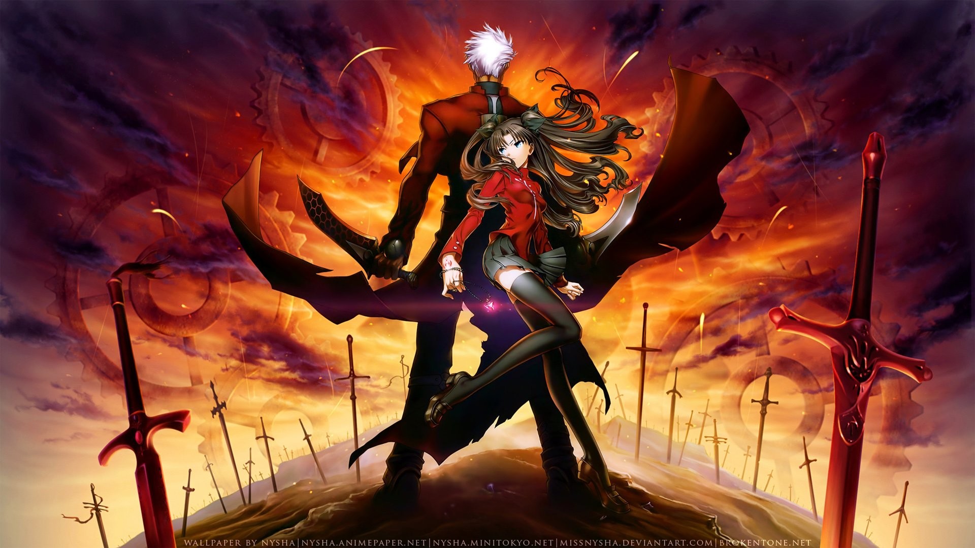 Wallpapers and backgrounds fate stay night unlimited blade works walldevil