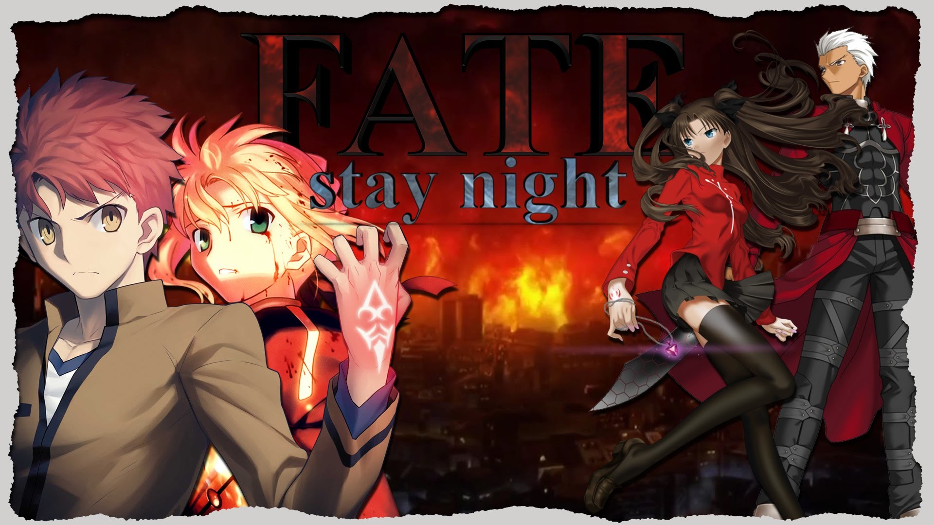 â [AMV] â Fate/stay night: Unlimited Blade Works – Crossing Fates [Part 1]  – YouTube