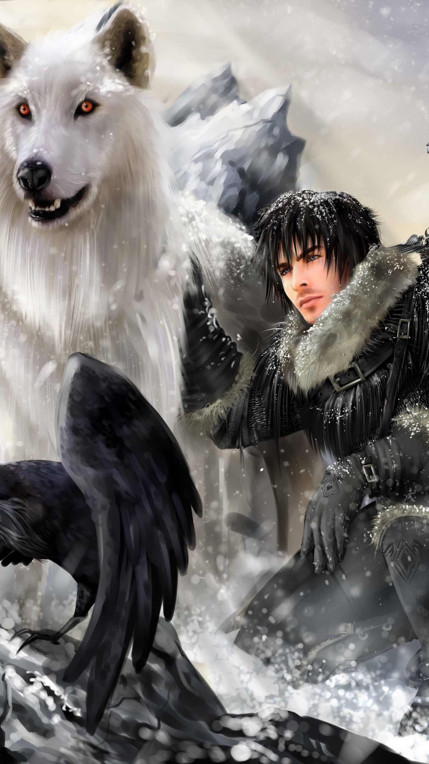 Preview wallpaper the song of ice and fire, game of thrones, jon snow,