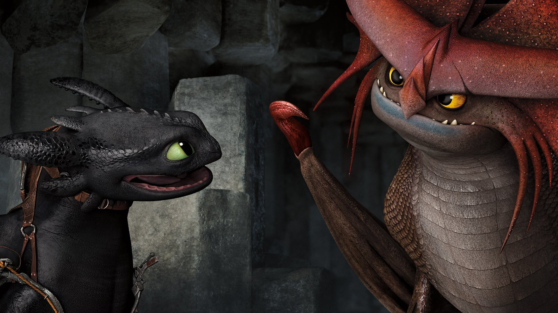 Toothless and stormcutter how to train your dragon 2