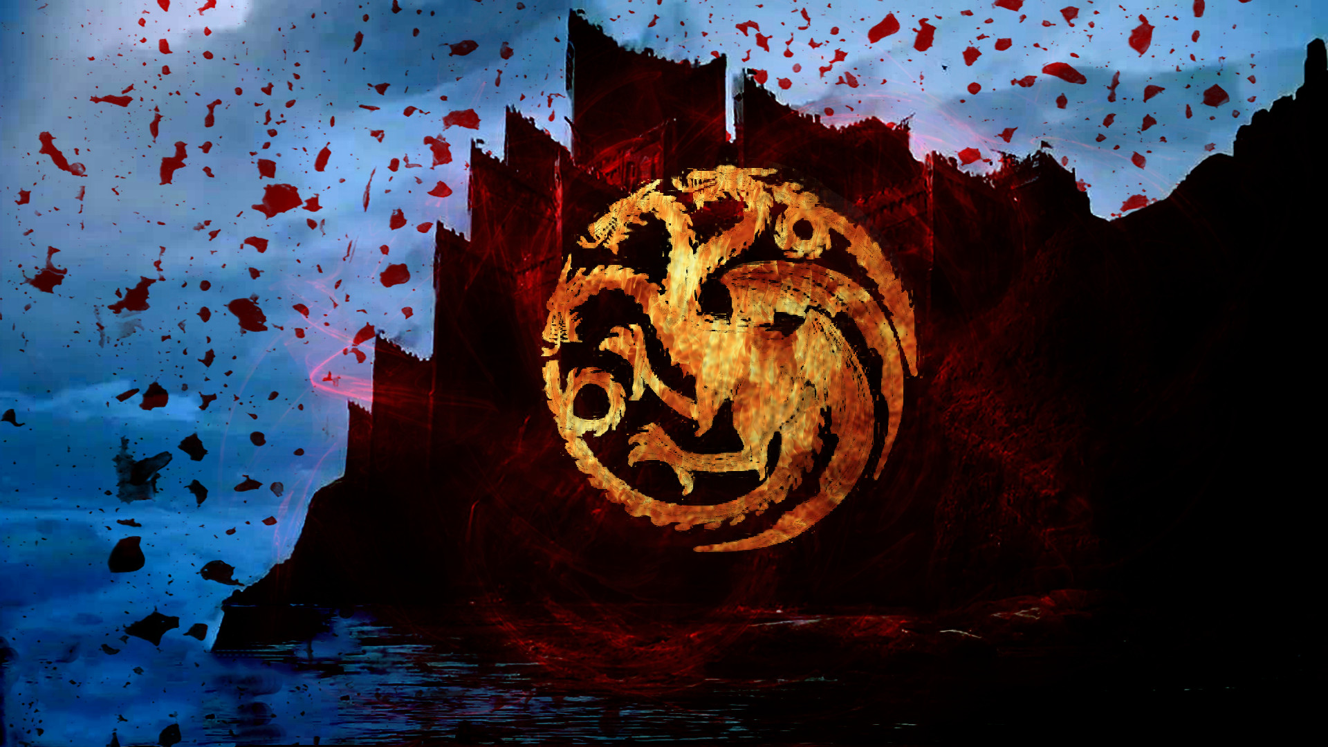 Game of Thrones, House Targaryen, Wallpaper by Velostodon