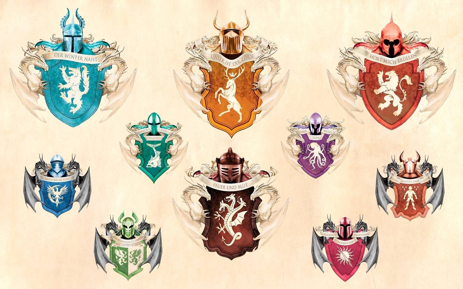 game of thrones a song of ice and fire westeros house stark house targaryen  house baratheon