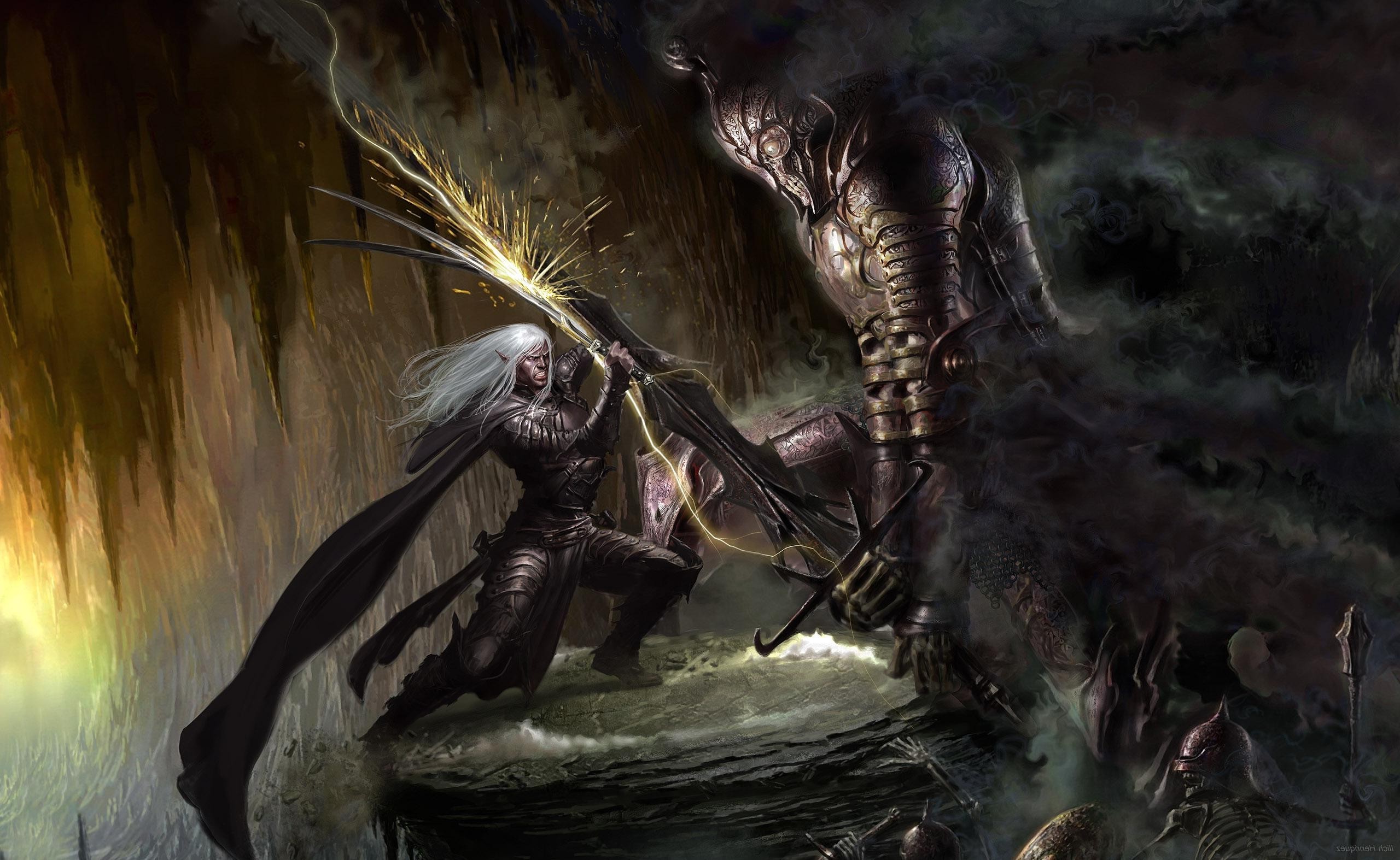 Fantasy Art, Artwork, Drizzt DoUrden, Dungeons And Dragons Wallpapers HD / Desktop and Mobile Backgrounds