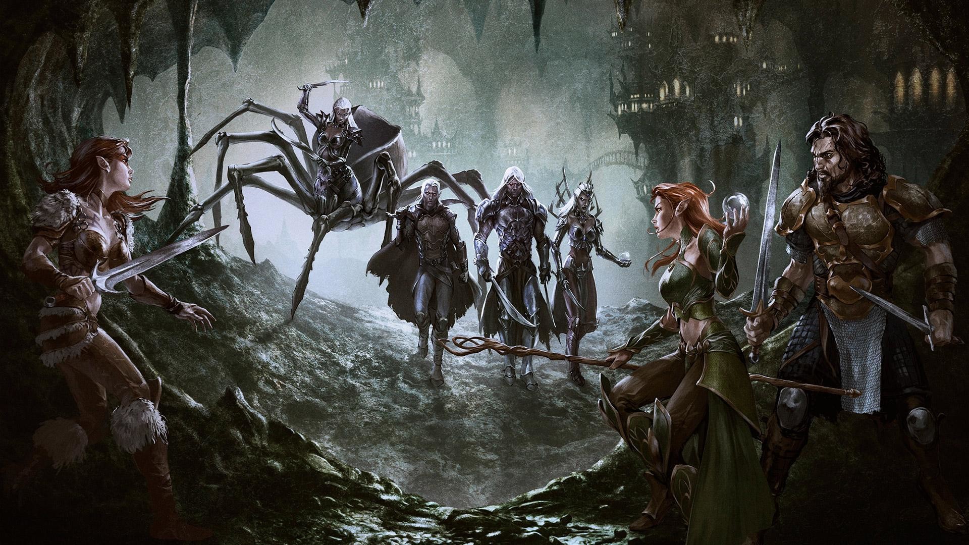 Wallpaper.wiki Dungeons and dragons online drows PIC