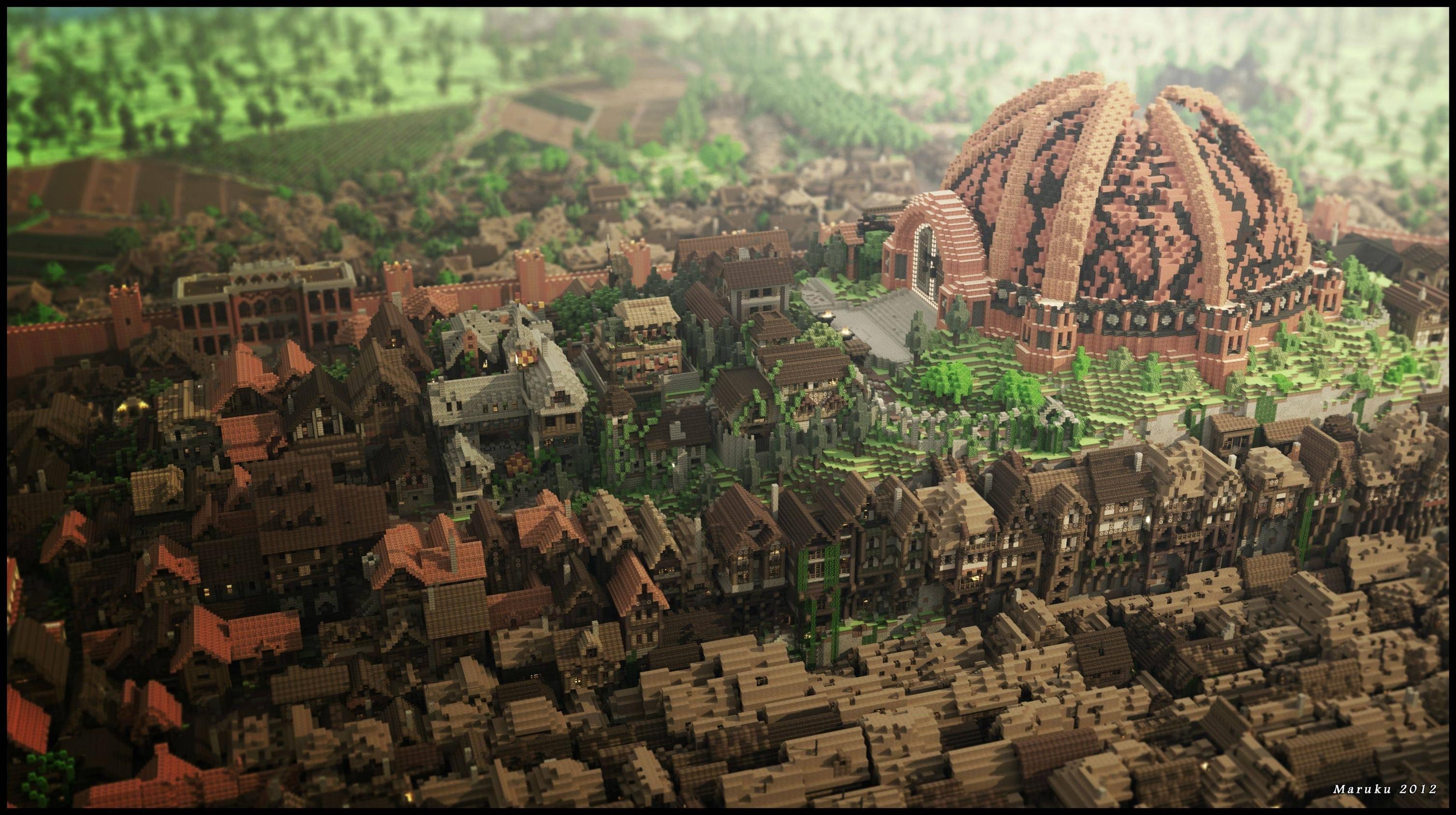 Game of Thrones TV Series westeros Minecraft cube map