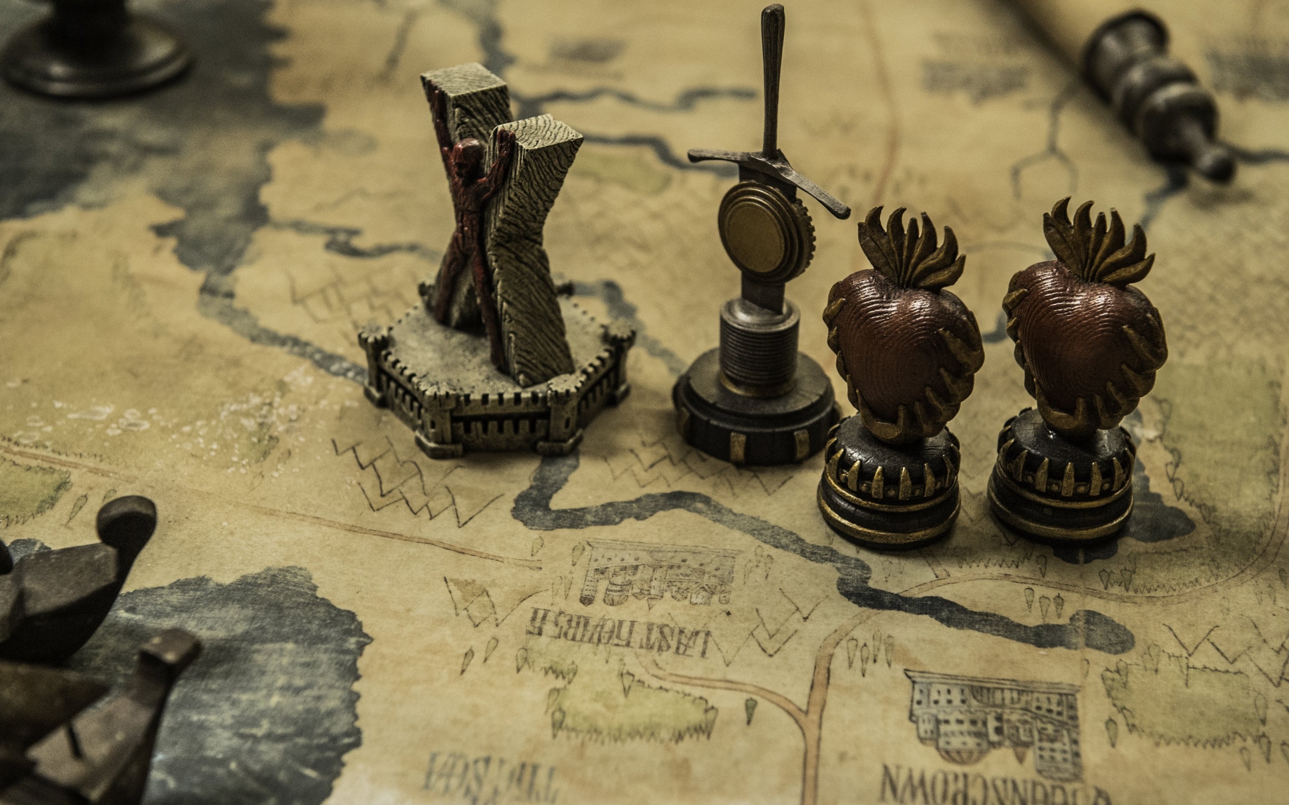 Game Of Thrones, Map, Desk, Tv Series