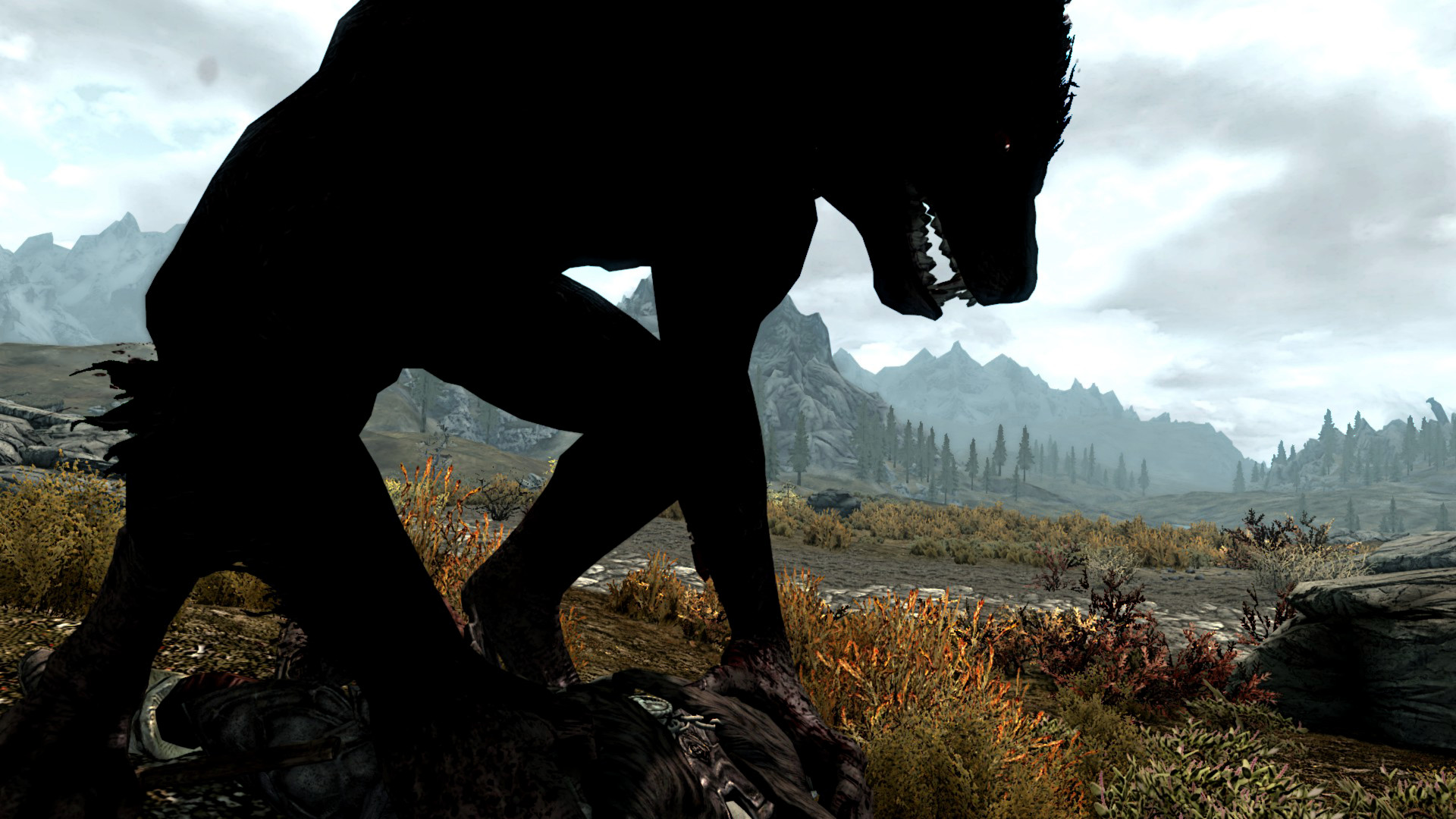 Video Game – The Elder Scrolls V: Skyrim Skyrim Werewolf The Elder Scrolls  Bakgrund