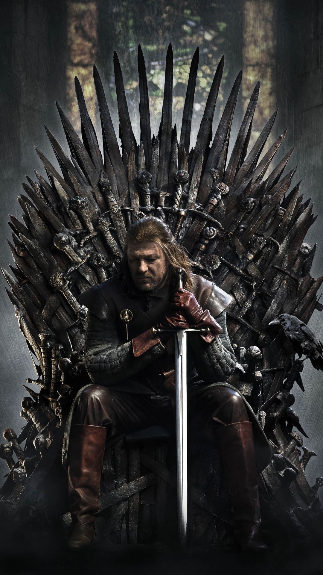 Game Of Thrones Ned Stark Iron Throne Android Wallpaper