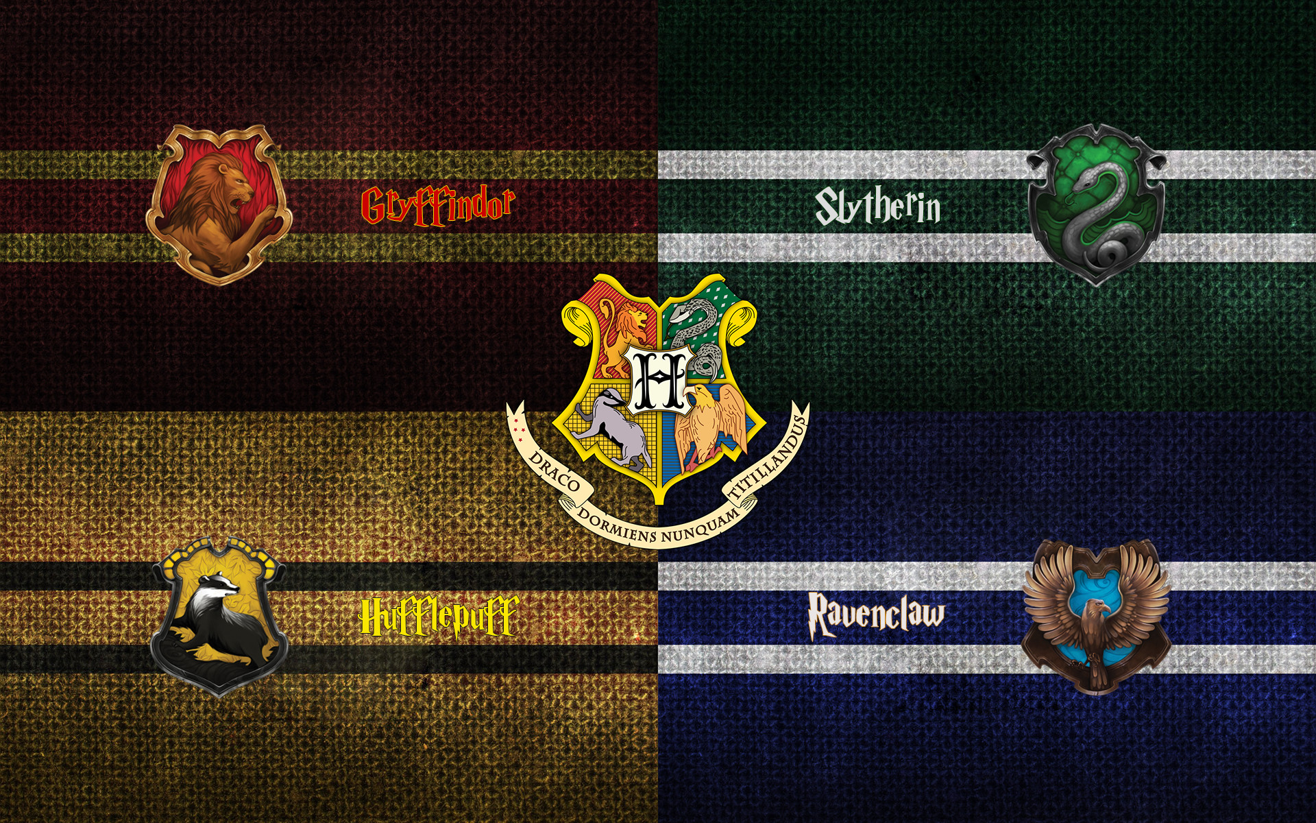 Harry Potter: Hogwarts Houses (1920×1200) …