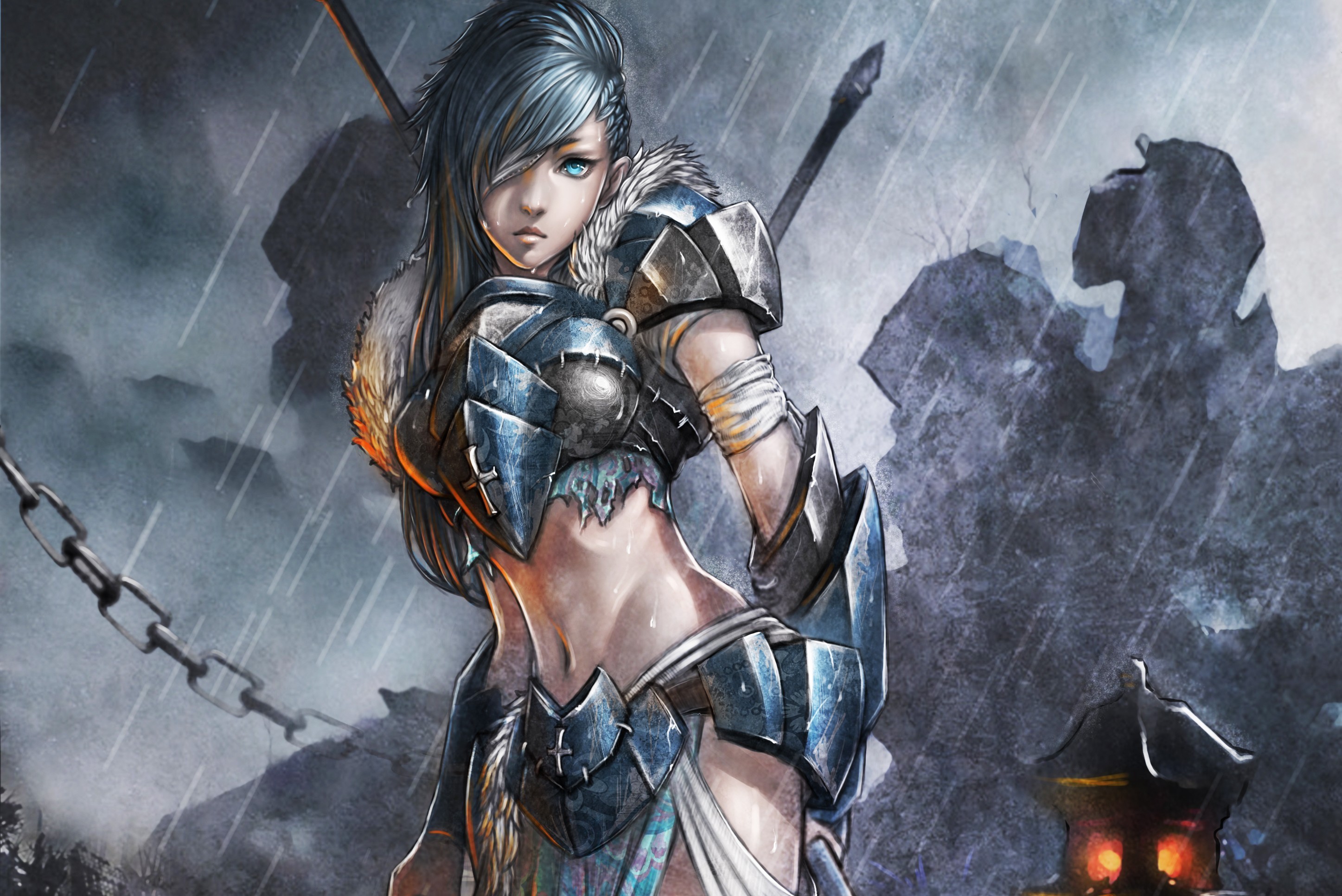 Fantasy Sword Woman Woman Warrior Â· HD Wallpaper | Background ID:263623