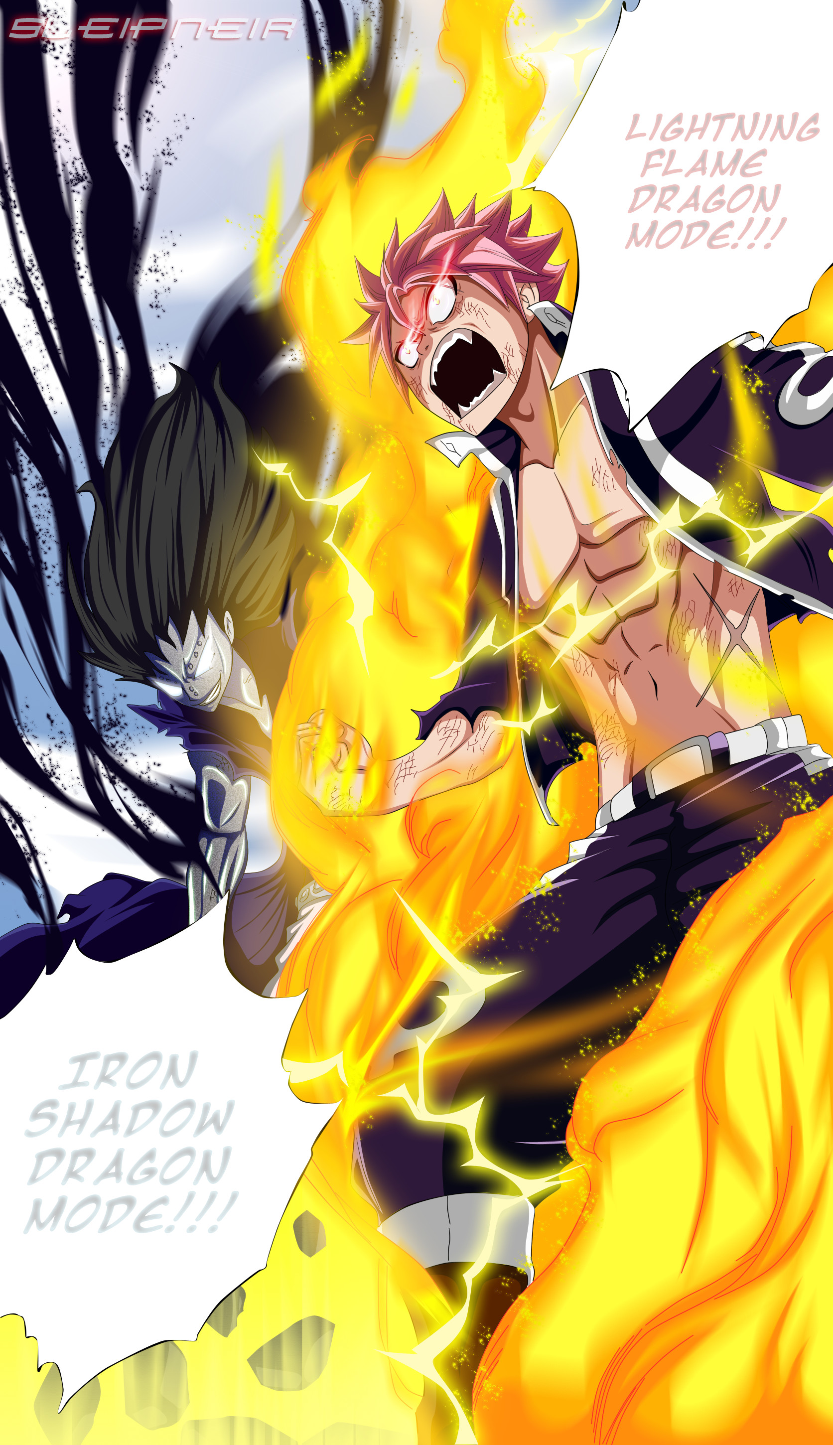 … Lightning Flame and Iron Shadow Dragon mode by sleipneir