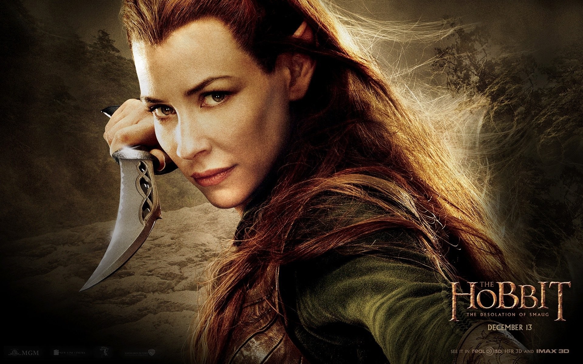 the hobbit the hobbit: the desolation of smaug evangeline lilly tauriel elf  mirkwood hobbies the