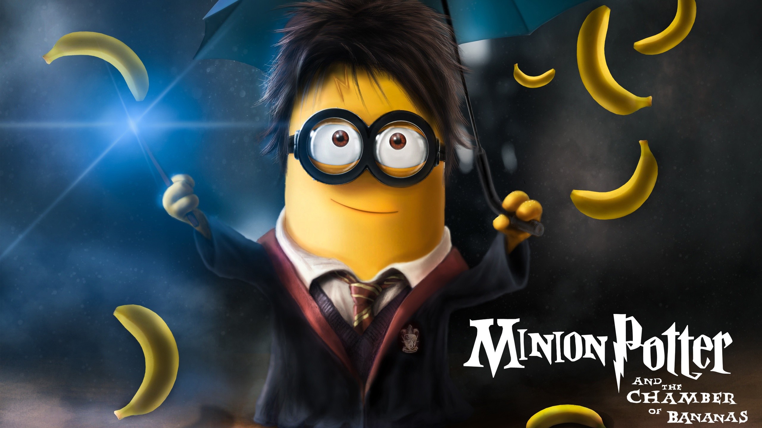 Minion Harry Potter, free computer desktop hd wallpapers, pictures, images