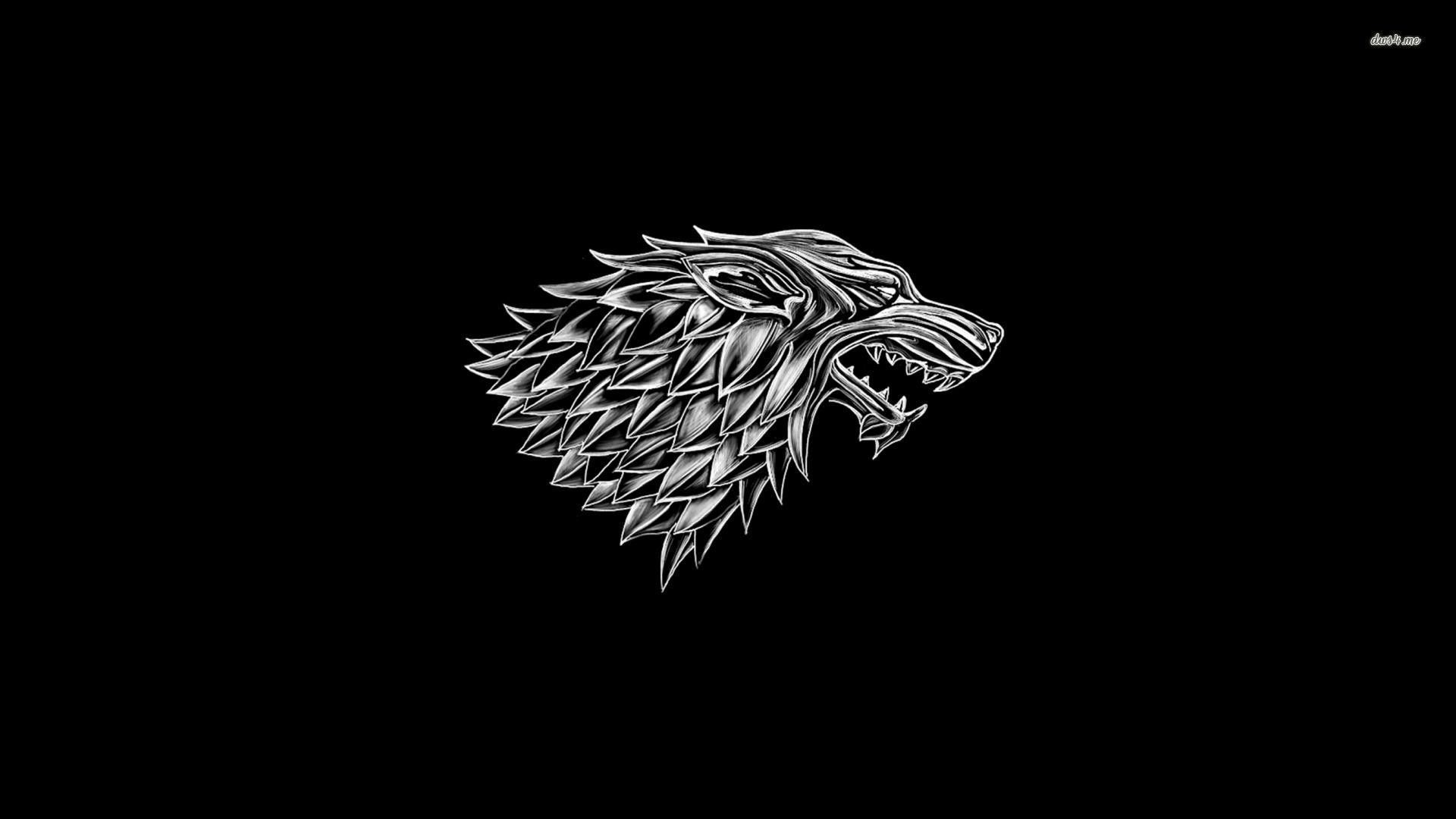 House Stark logo in Game of Thrones wallpaper – TV Show wallpapers