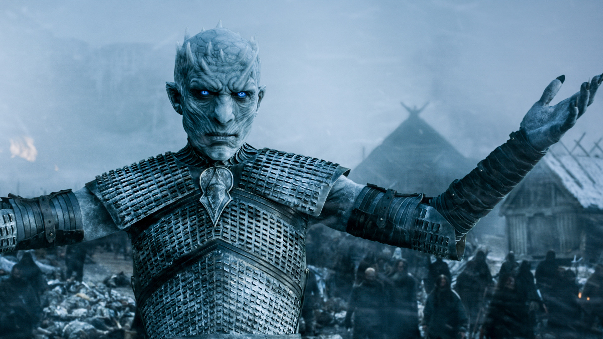 Gallery Rollup Icon The White Walker King Glares on Game of Thrones Season 5, Episode 8