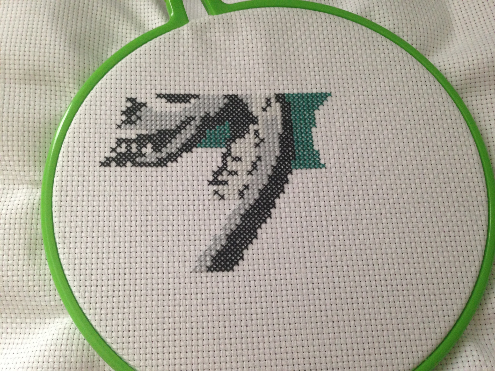 WIP Slytherin Crest for my sisters birthday