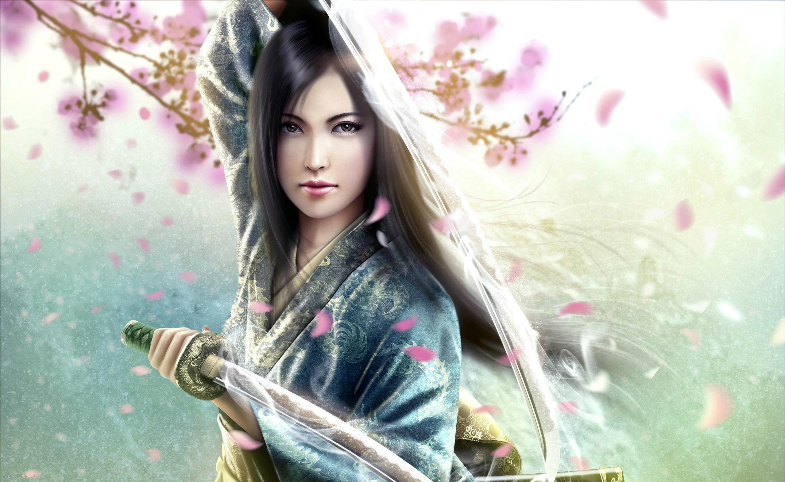Dagger Fantasy Girl Warrior Weapon White Hair Woman HD Wallpaper Background ID152076