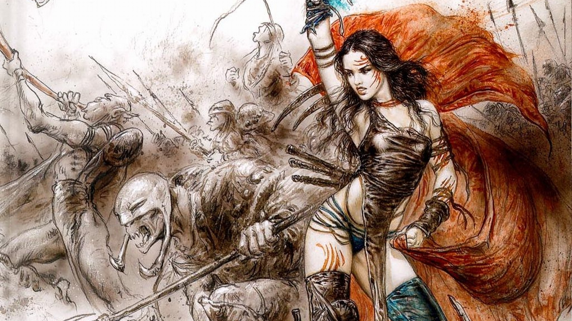 Luis Royo images Female Warrior HD wallpaper and background photos