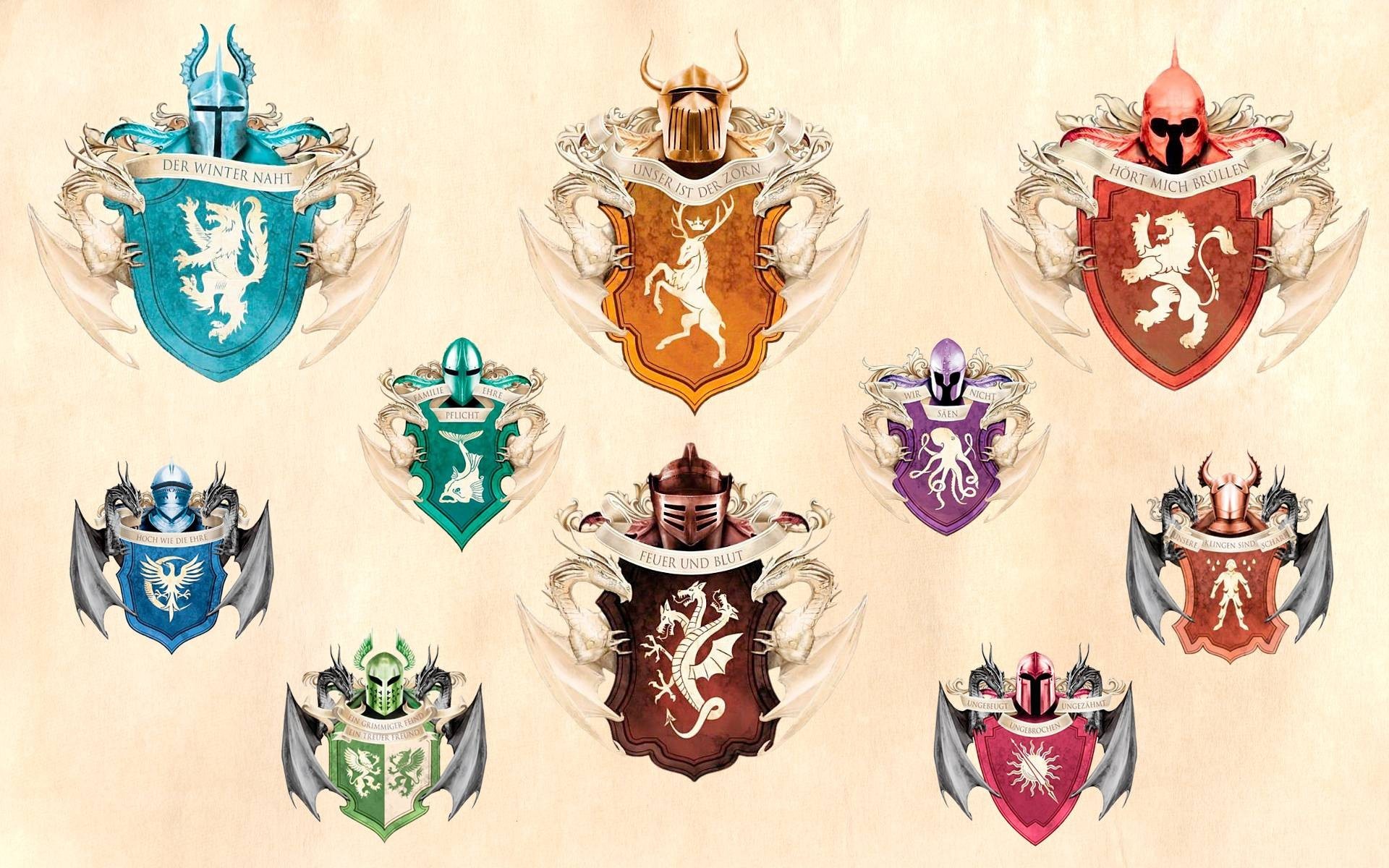Game of Thrones Houses Symbols – Wallpaper, High Definition, High .