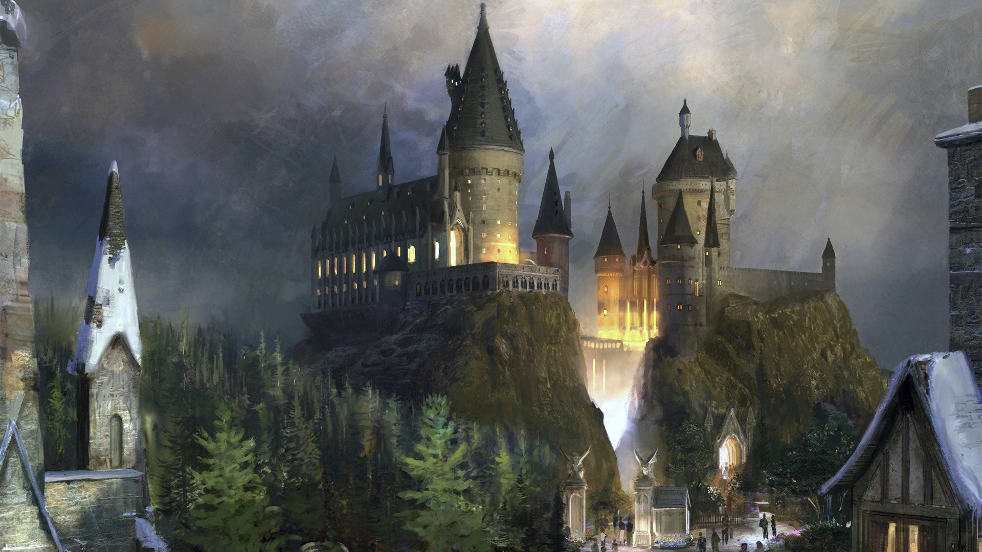 Harry Potter artwork Hogwarts wallpaper | | 255191 .