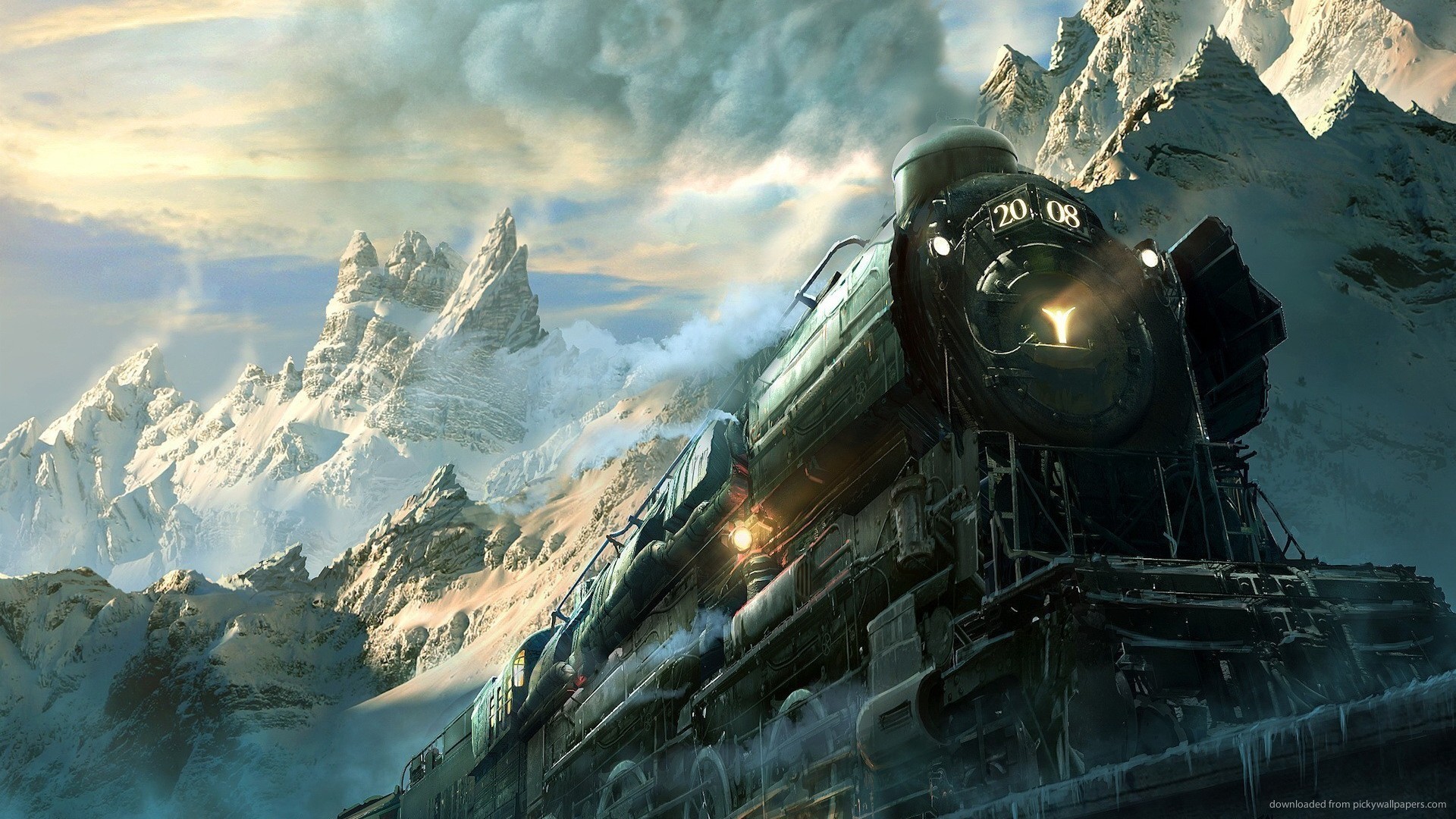 HD Epic Train Art Wallpaper