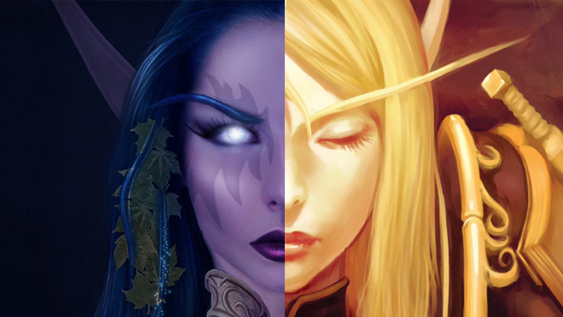 Night / Blood Elf ALL Crossover Wallpapers. – Album On Imgur
