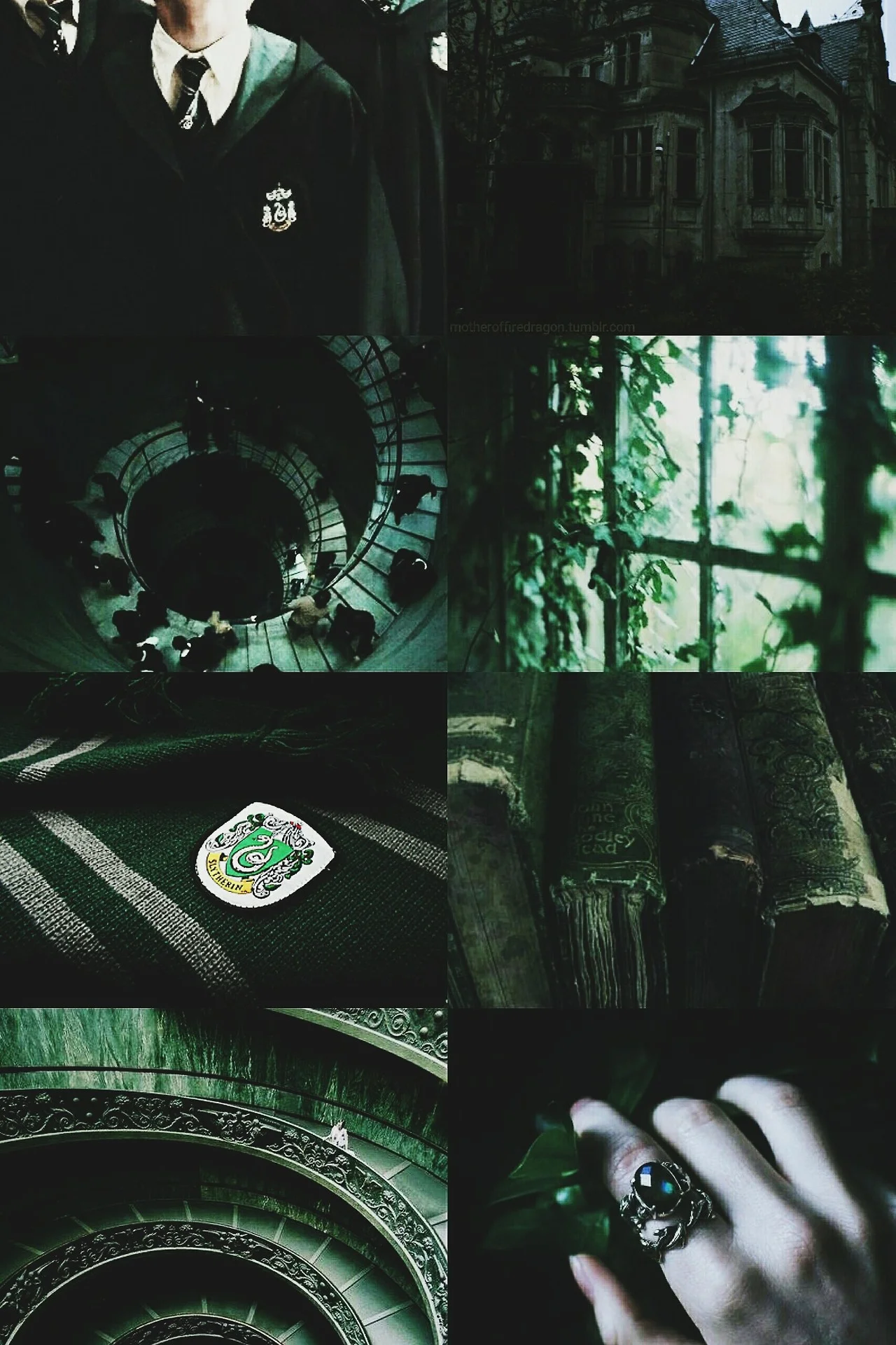Slytherin House Pride Aesthetic / Moodboard