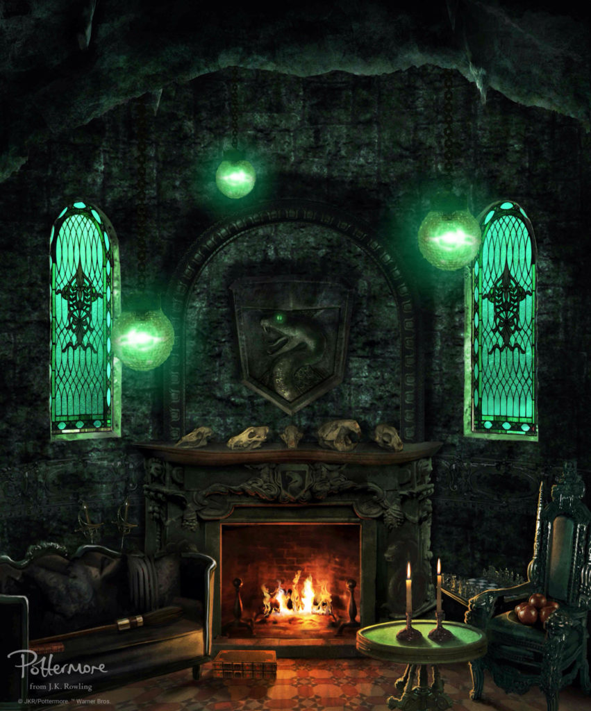 Official slytherin house common room wallpaper