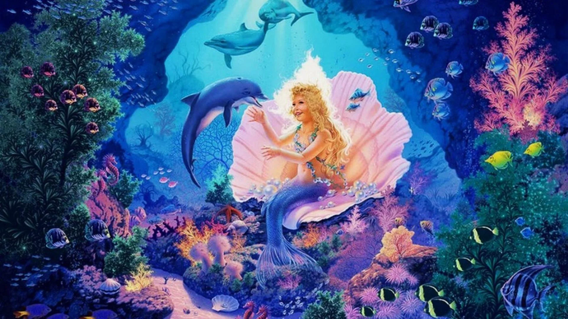 Little mermaid desktop wallpaper