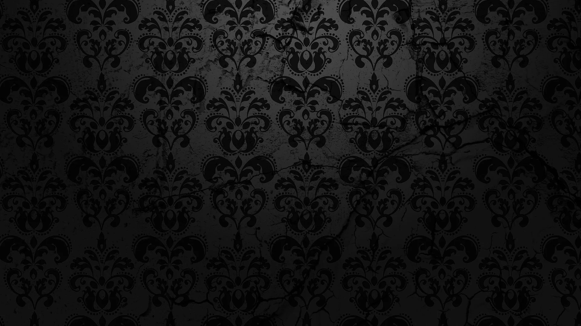 Black Flowers Background 2 Wide Wallpaper