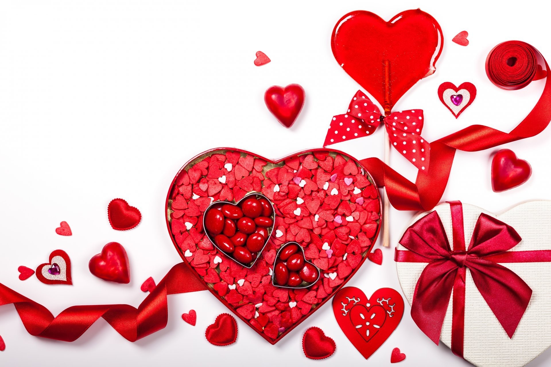 valentine's day romantic heart love rose heart bow romance