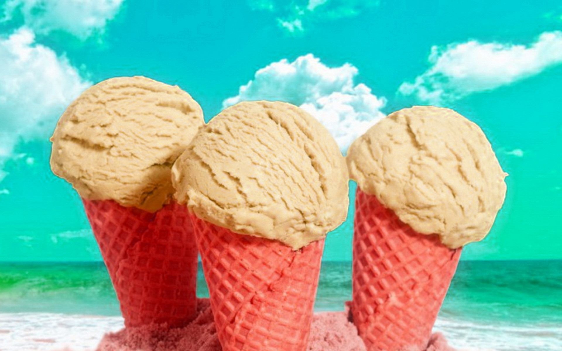 Softy Cone Ice Cream For Kids HD Wallpaper