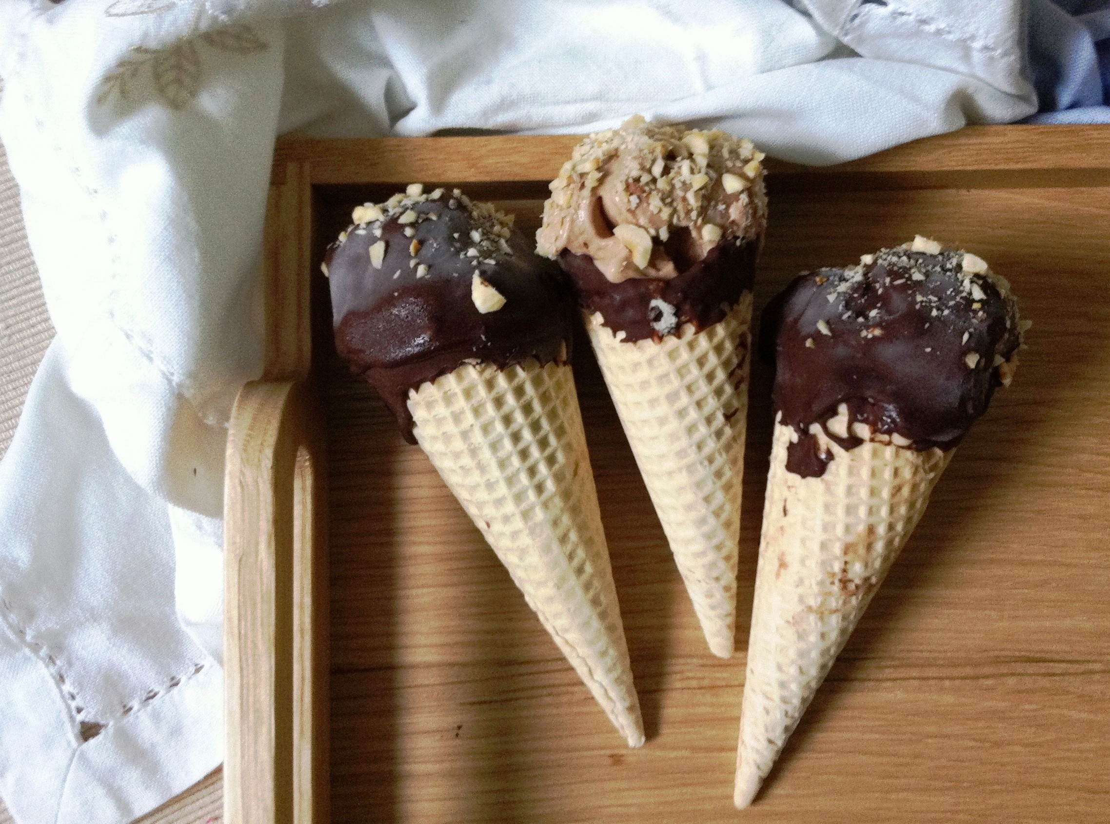 Ferrero Rocher in ice cream form