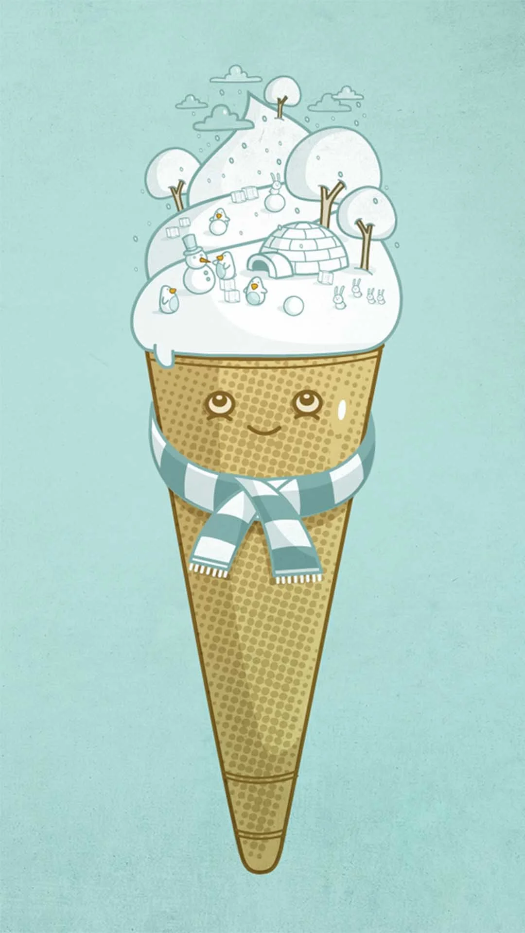 Tap image for more cute funny iPhone wallpaper Ice cream – mobile9 Wallpapers
