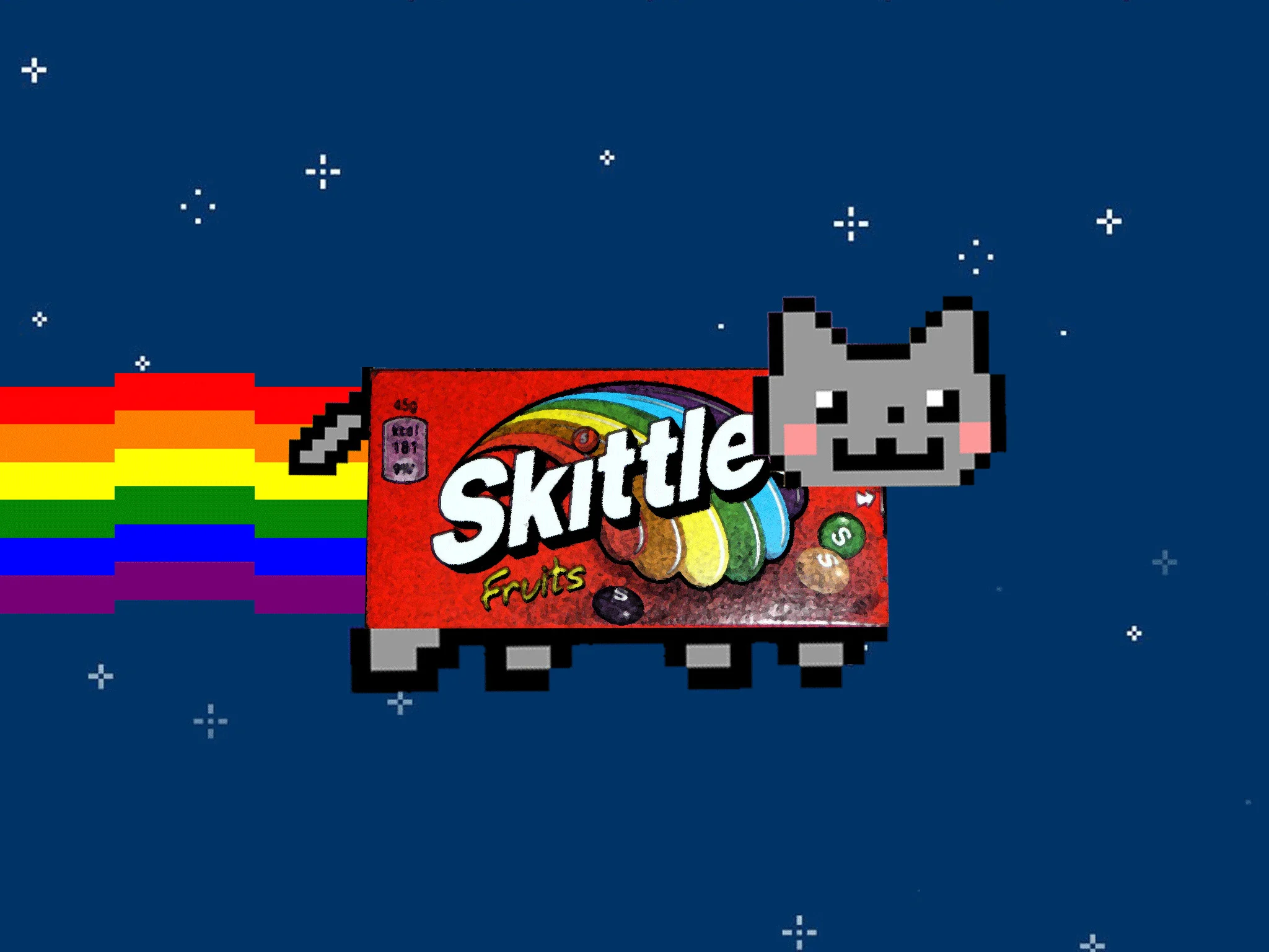 Skittles Cat by engineerJR …