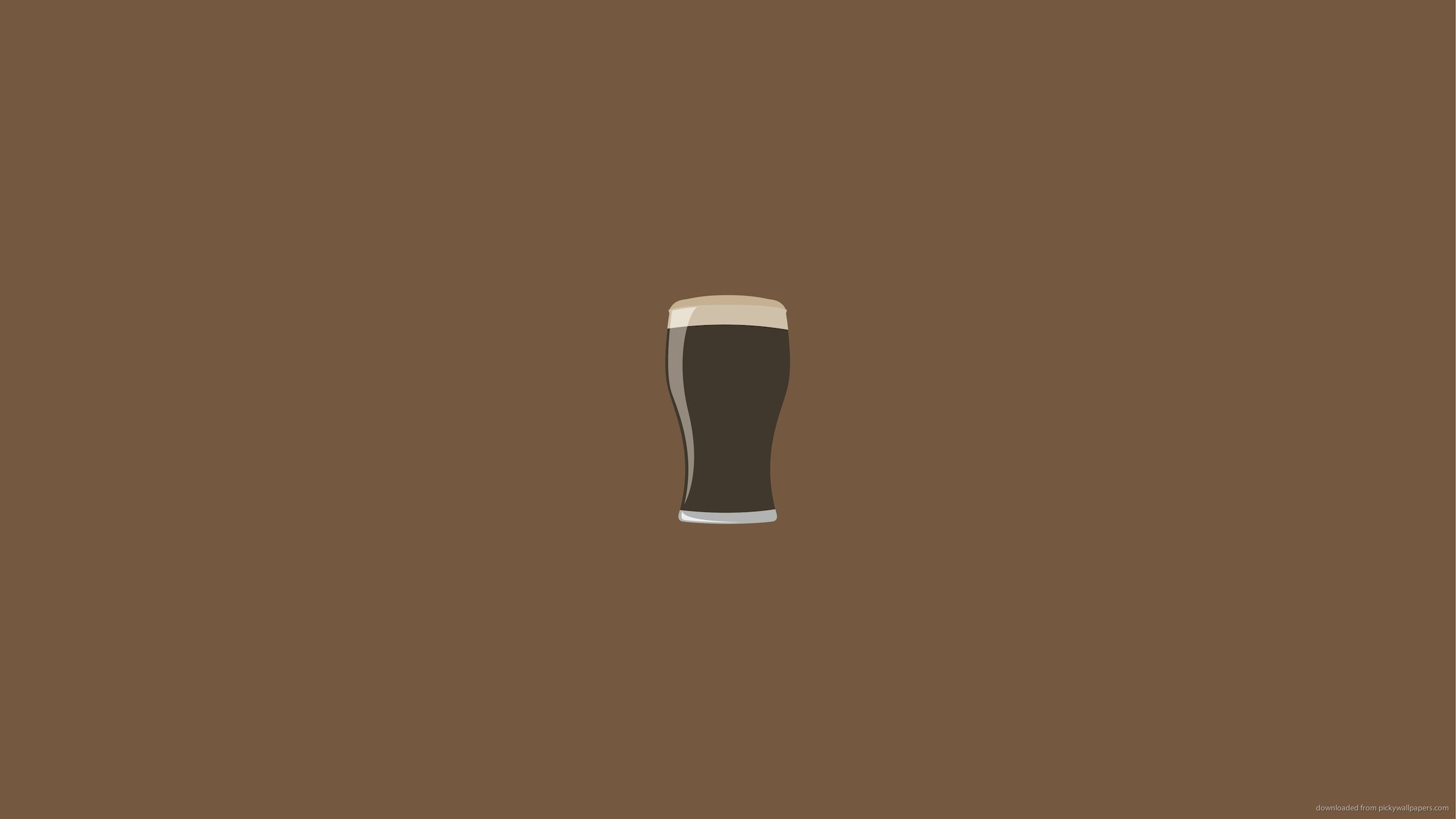 Minimal Guinness Beer for 2560×1440