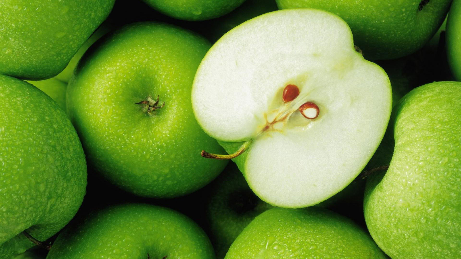 hd pics photos fruits hd pics photos fruits apple green half cut desktop  background wallpaper