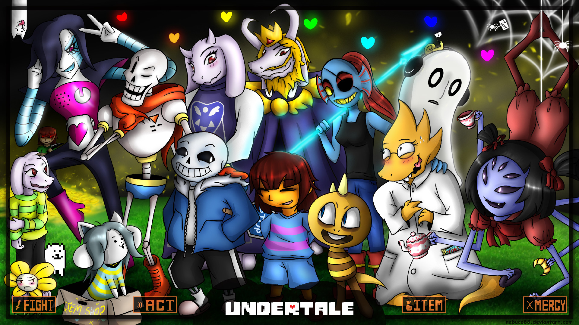 Undertale wallpaper by nabuco88 d9m046m 19201080 viddio