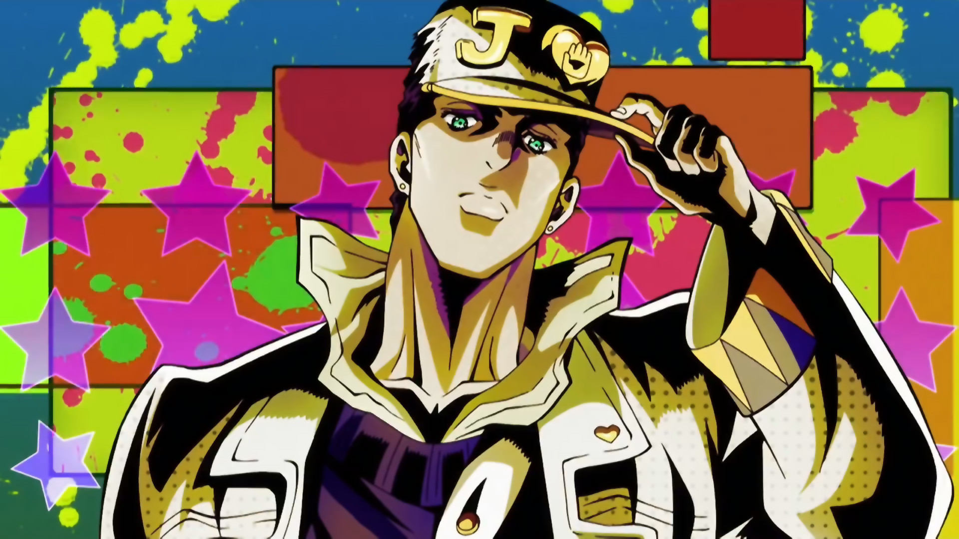 Anime – Jojos Bizarre Adventure Jotaro Kujo Bakgrund