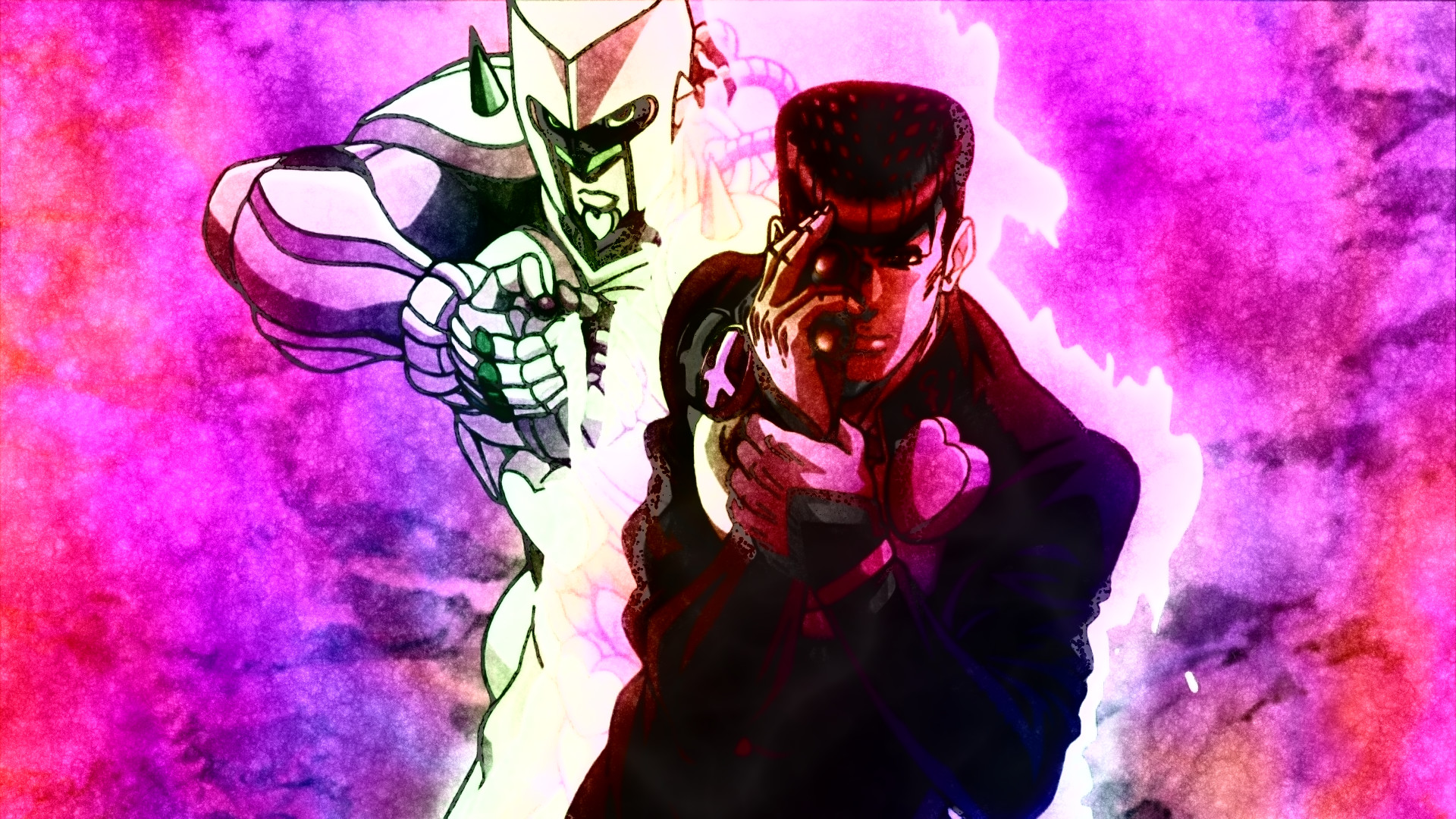 Anime – Jojos Bizarre Adventure Crazy Diamond Jojos Bizarre Adventure Josuke Higashikata Bakgrund