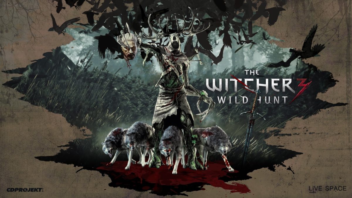 Wallpaper the witcher 3 wild hunt, art, wolves