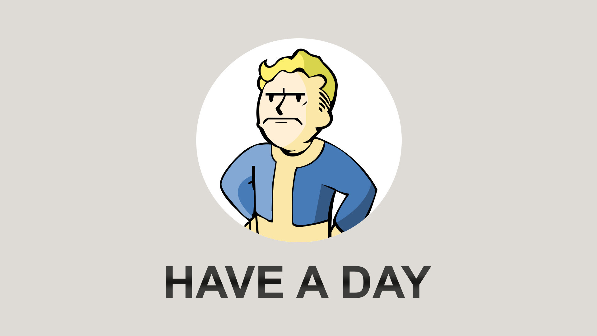 Inspired by my previous wallpaper, the Vault Boy [1920 x 1080] [x-post  /r/gaming] …