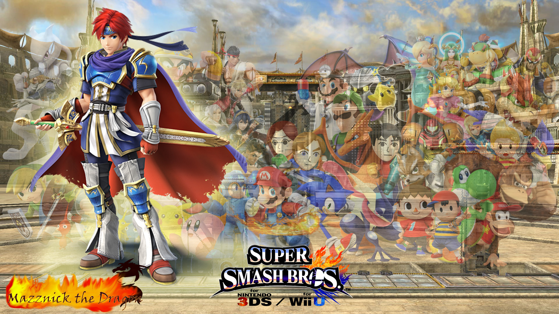 Ssb4 Fire Emblem Wallpaper Ssb4 Wallpaper Roy by