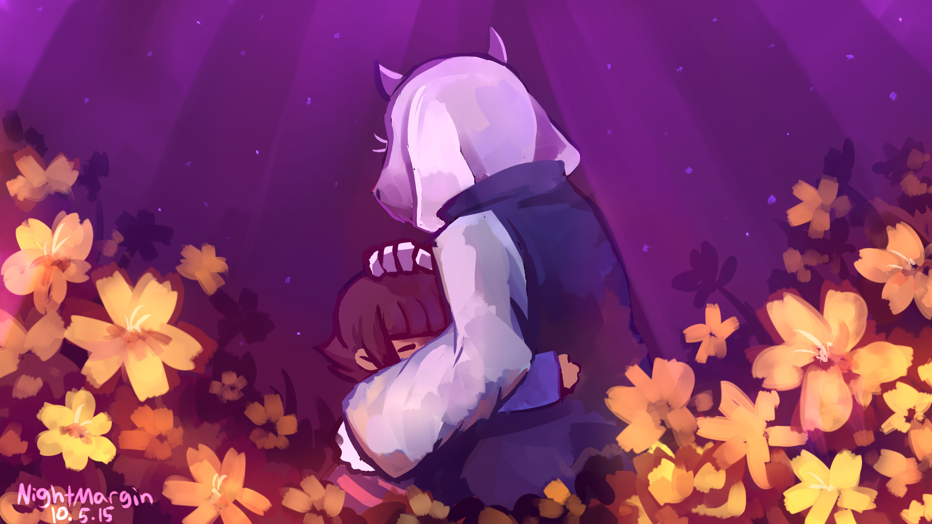 #Toriel, #Undertale, #Frisk Wallpaper No. 280625