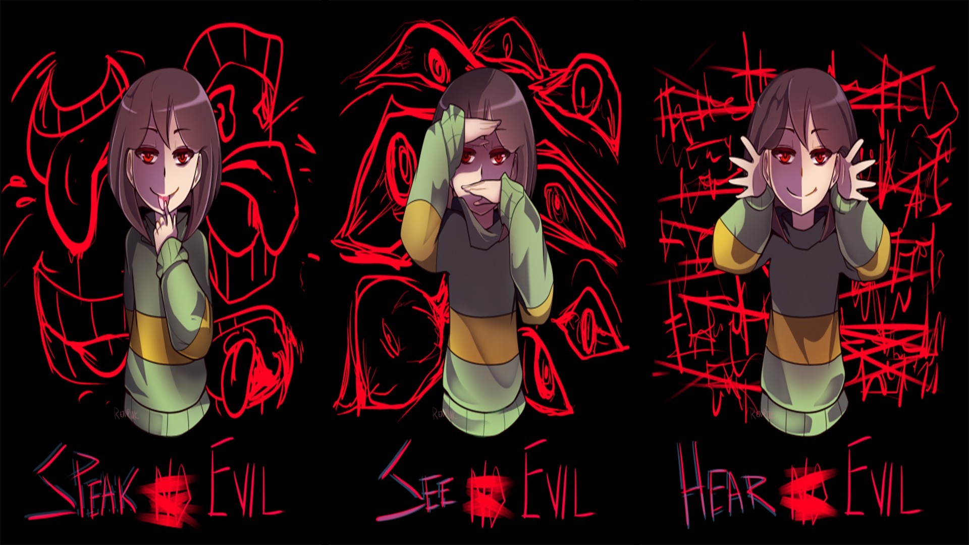 Undertale, #Chara Wallpaper No. 329665 – wallhaven.cc