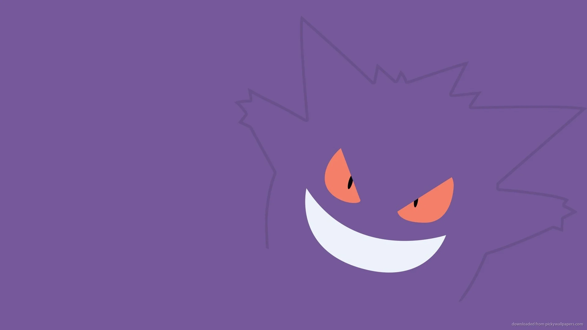 HD Simple Gengar Pokemon Wallpaper wallpaper