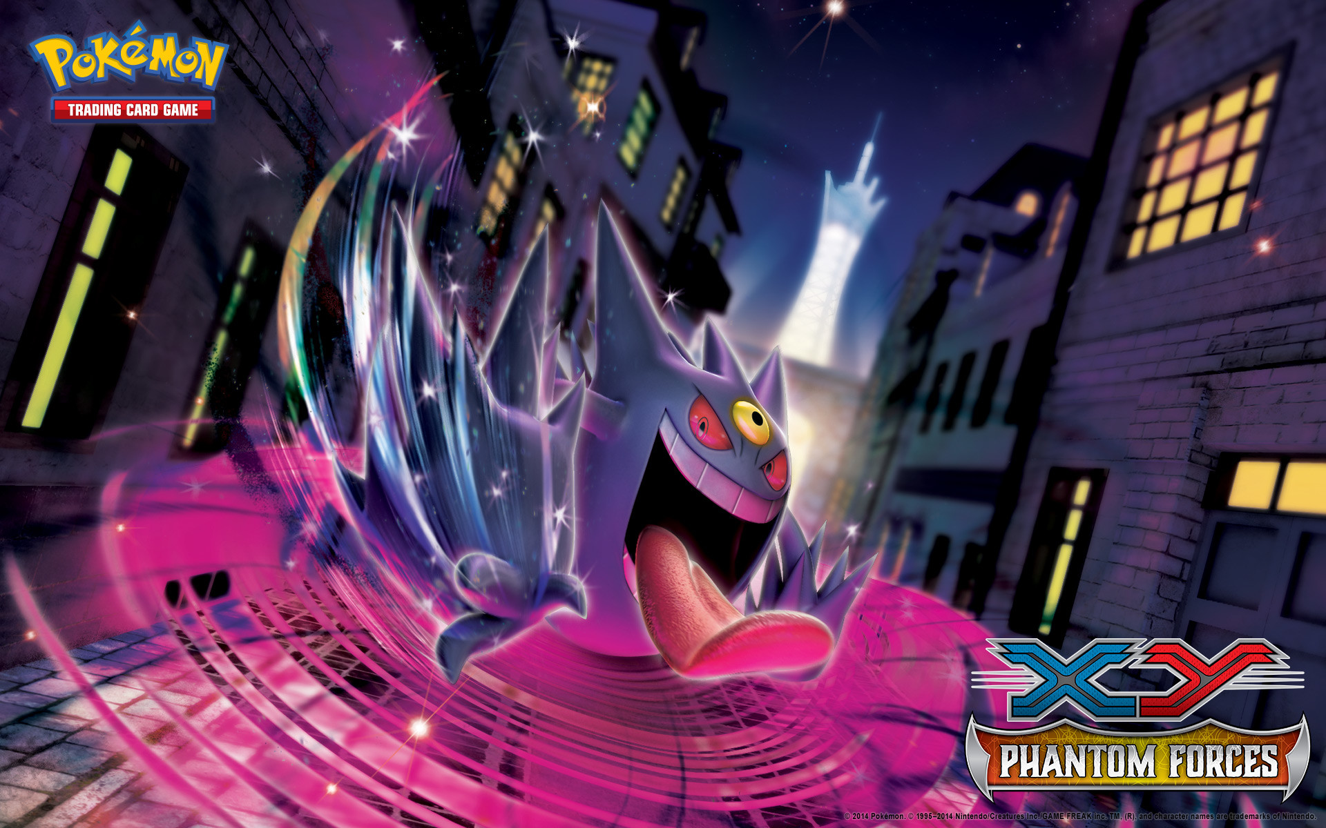 Pokmon TCG XYPhantom Forces Gengar Wallpaper