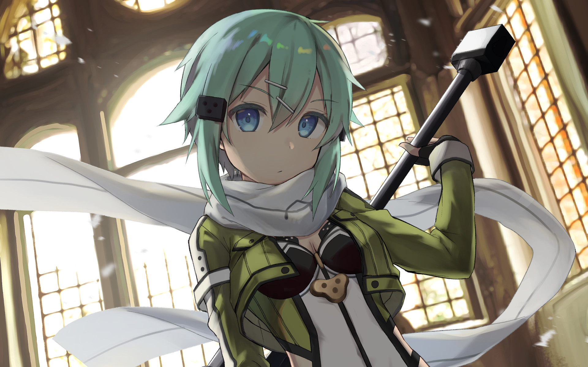 Anime Sword Art Online II Sinon Sword Art Online Asada Shino Fondo de Pantalla